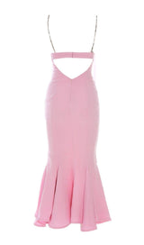 STRAPY SLIM MAXI DRESS IN PINK Dresses styleofcb 