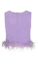 FEATHER TOPS IN LAVENDER Clothing styleofcb 