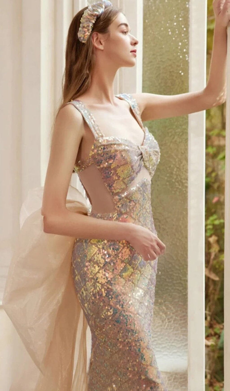 SEQUIN BACKLESS MAXI DRESS Dresses styleofcb 
