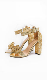 SPARKLING BUTTERFLY BOW PARTY SANDALS