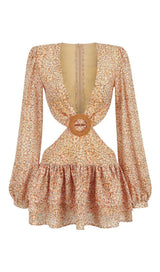 CABLE PRINTED MINI DRESS Dresses styleofcb 