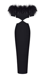 BANDAGE BACKLESS MAXI DRESS IN BLACK Dresses styleofcb 