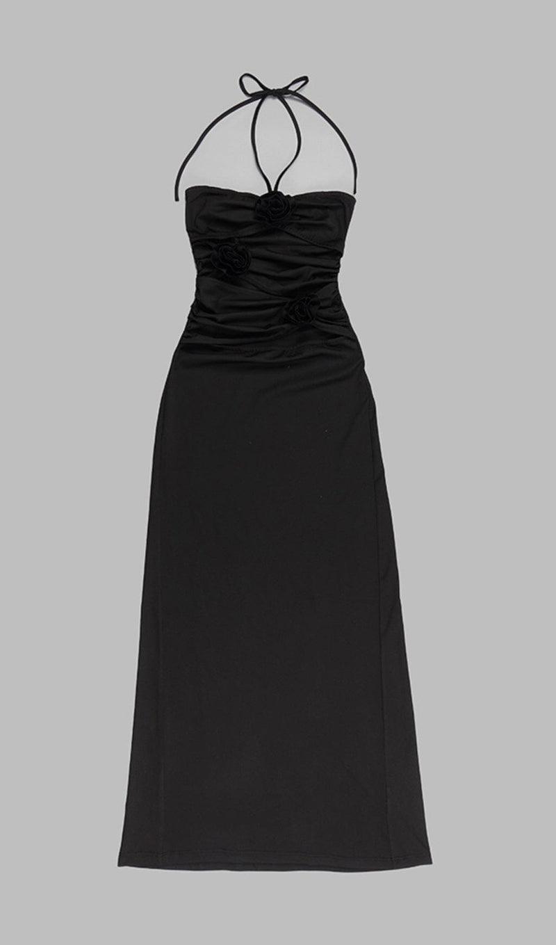 BANDAGE CUT OUT MAXI DRESS IN BLACK Dresses styleofcb 
