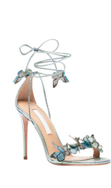 BUTTERFLY STILETTO HIGH HEELS Shoes styleofcb 34 BLUE 