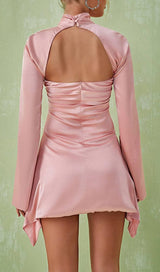 SATIN MINI DRESS IN PINK Dresses sis label 
