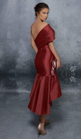 ONE SHOULDER MAXI DRESS IN RED Dresses styleofcb 