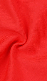 BANDAGE LONG SLEEVE MIDI DRESS IN RED Dresses styleofcb 