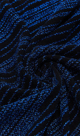 LONG SLEEVE BANDAGE DRESS IN NAVY BLUE bandage dress styleofcb 