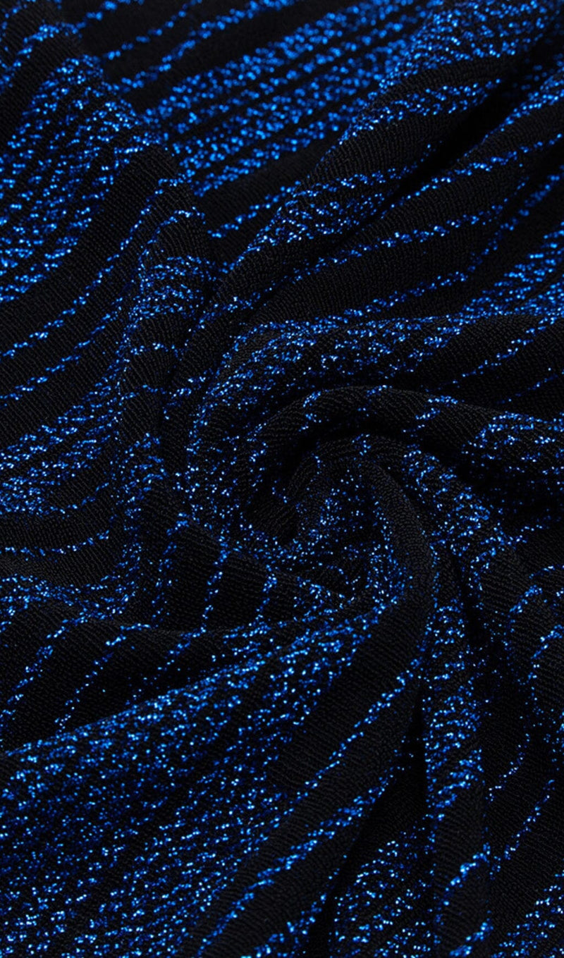 LONG SLEEVE BANDAGE DRESS IN NAVY BLUE bandage dress styleofcb 