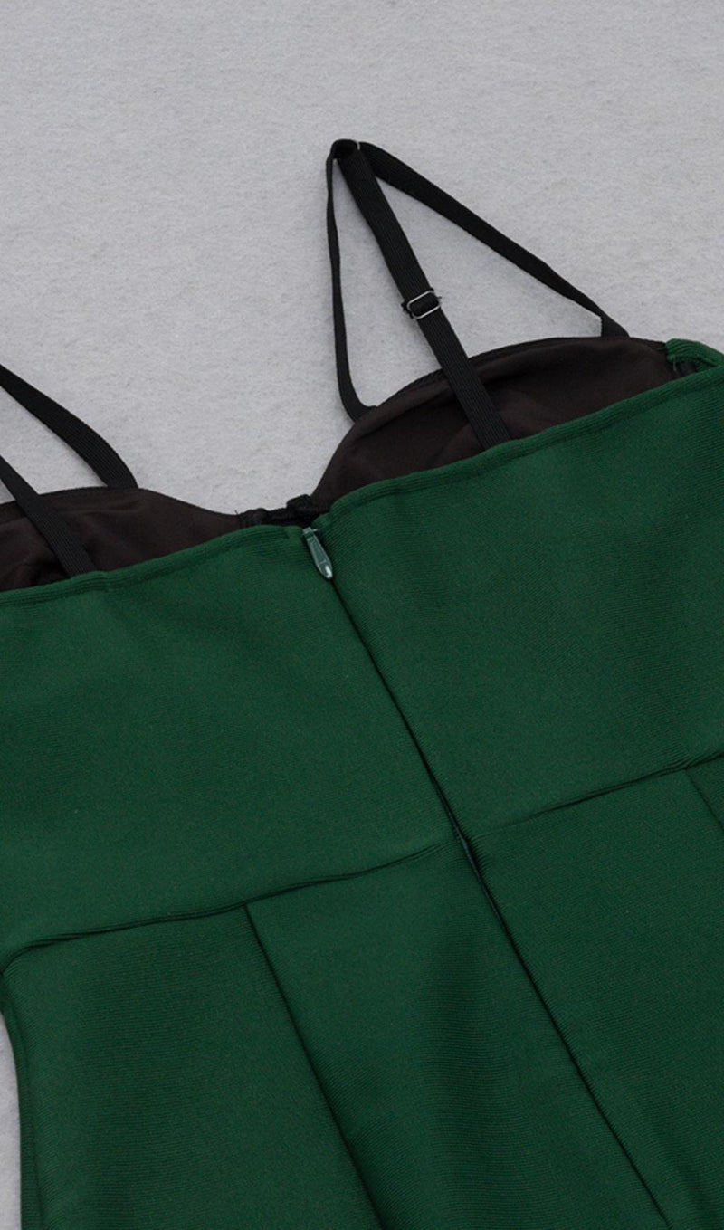 BANDAGE MAXI DRESS IN GREEN Dresses styleofcb 