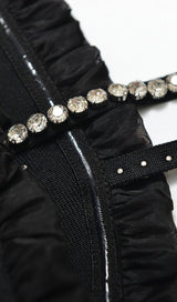 CRYSTAL MINI DRESS IN BLACK Dresses styleofcb 