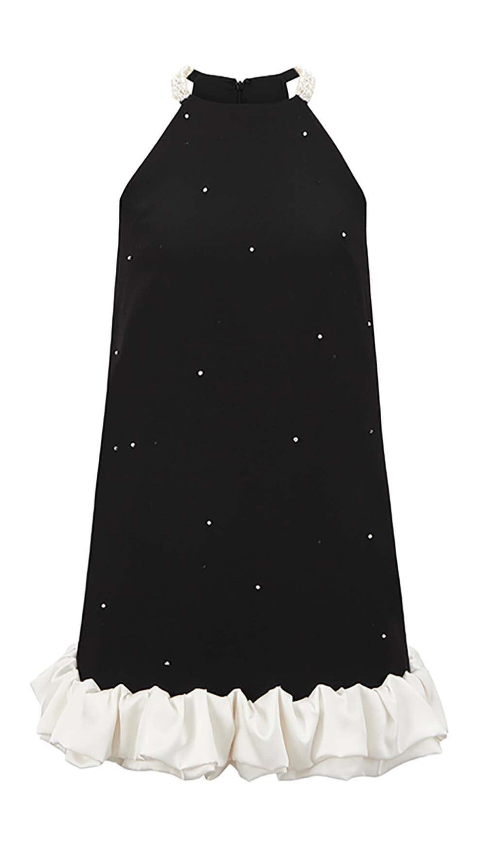 Strapless Pearl Maxi Dress Black - Luxe Maxi Dresses and