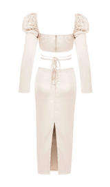 IVORY WHITE HIP DRESS Dresses styleofcb 