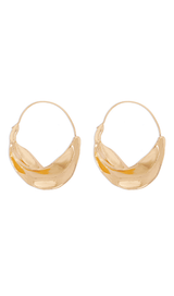 Irregular leaf earrings