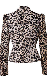 LEOPARD BREAST JACQUARD JACKET DRESS STYLE OF CB 