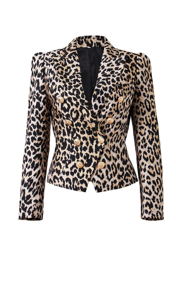 LEOPARD BREAST JACQUARD JACKET DRESS STYLE OF CB 