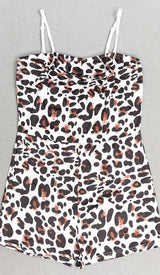 LEOPARD MESH MAXI DRESS IN WHITE DRESS STYLE OF CB 