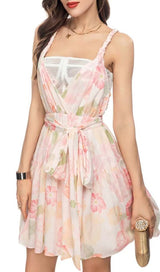 MIAMI FLORAL MINI DRESS IN PINK DRESS STYLE OF CB 