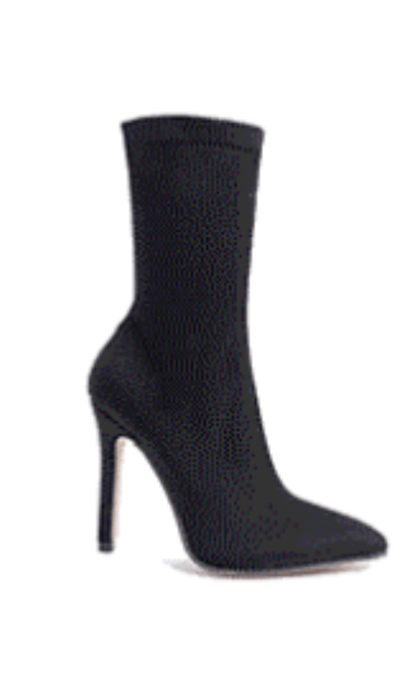Medium tube stiletto high heels styleofcb BLACK 35 