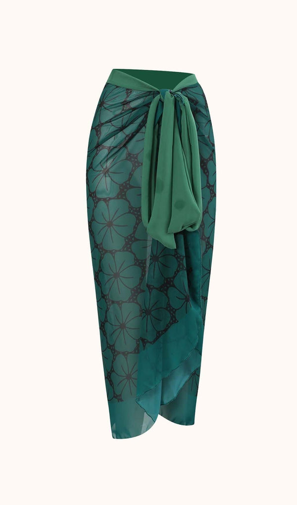 Morticia Swimwear Two Piece Set In Emerald Swimwear styleofcb 