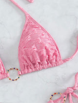 LACE UP BIKINI IN PINK styleofcb 