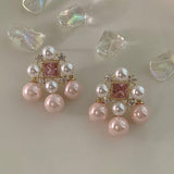 PINK PEARL EARRING Earrings blingmyfriend 