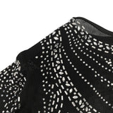 MESH DIAMOND DECORATIVE MAXI DRESS IN BLACK styleofcb 