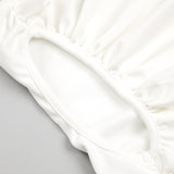 SLASH NECK PLEATED MAXI DRESS IN WHITE styleofcb 