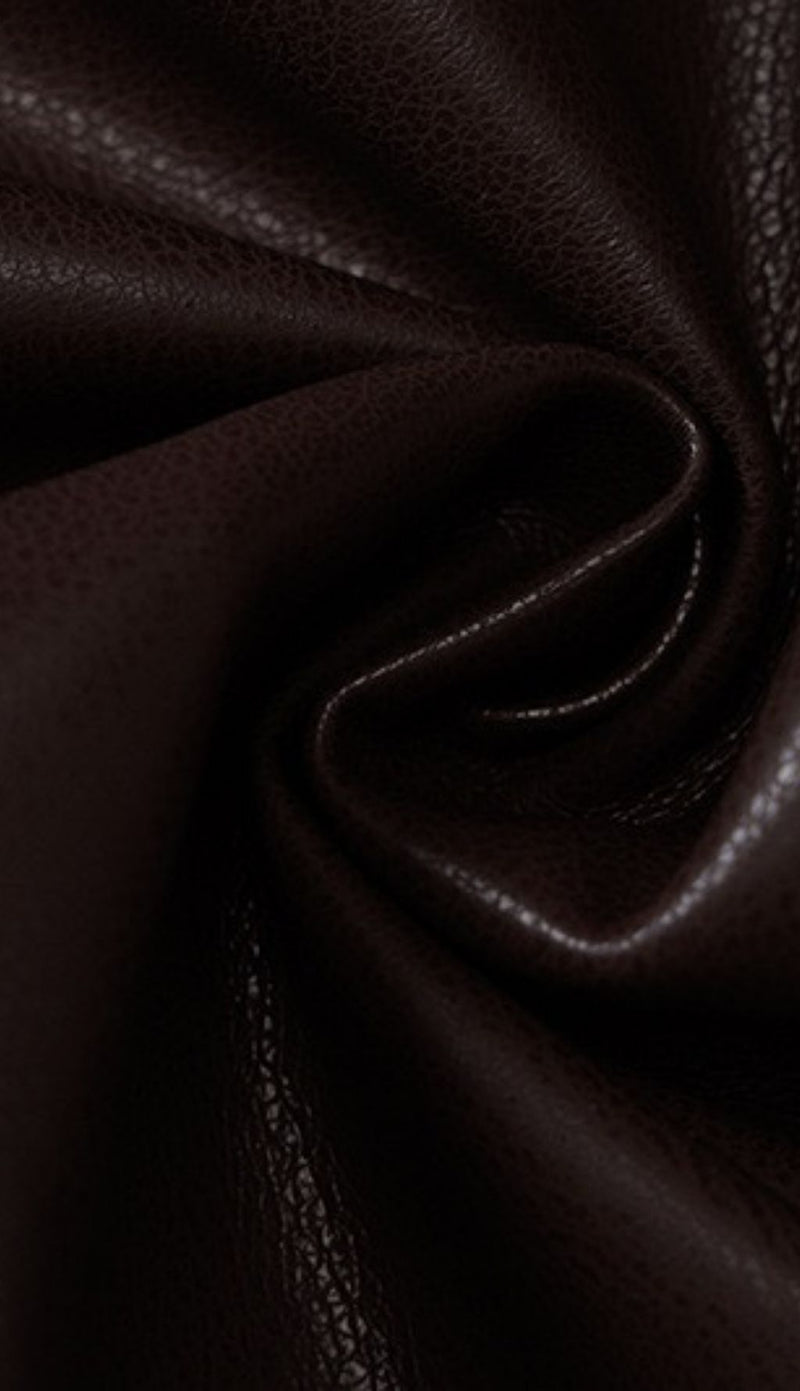 Puff leather sleeve dress styleofcb 