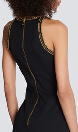 SEQUIN BANDAGE MINI DRESS IN BLACK DRESS STYLE OF CB 