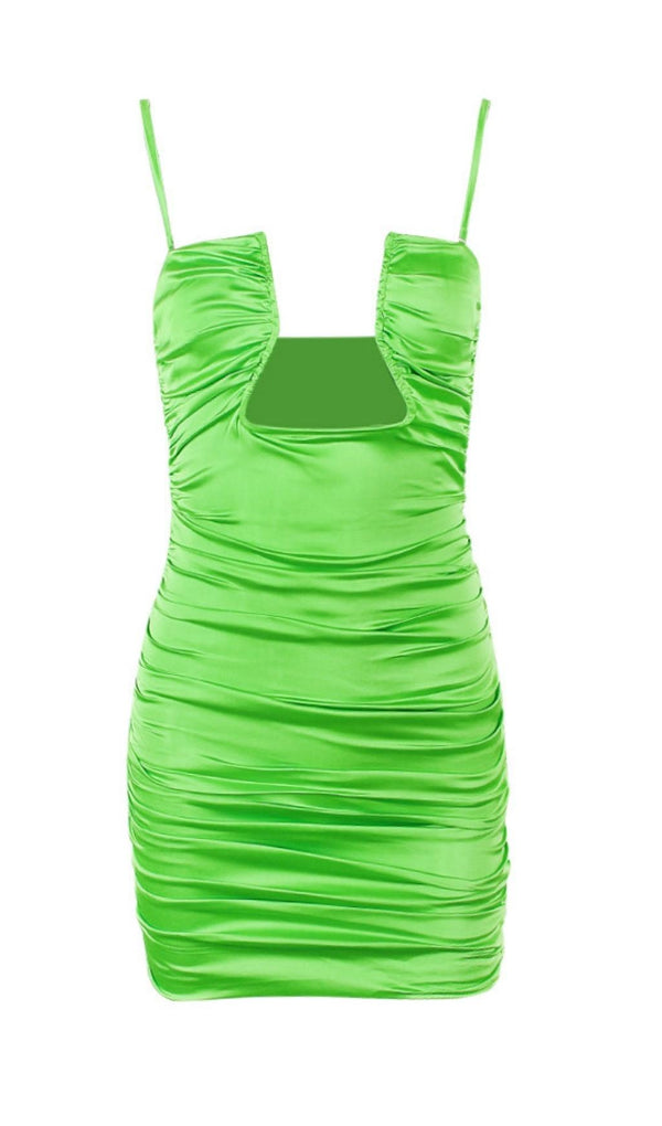STRAPLESS MINII DRESS IN GREEN Dresses styleofcb XS GREEN 