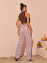 FLORAL HOLLOW KNITTED PANTS SET Sets styleofcb 