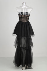 STRAPLESS CORSET TOP TULLE DRESS PAULA GOWN Dresses Oh CICI 