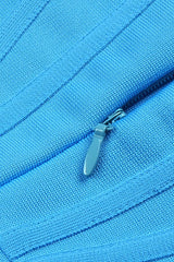 STRAPPY CORSET MIDI BANDAGE DRESS IN BLUE Bandage Dresses styleofcb 