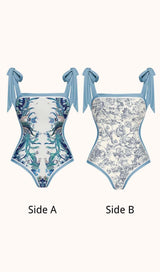Tabitha Floral Printed Swimwear Two Piece Set Swimwear styleofcb 