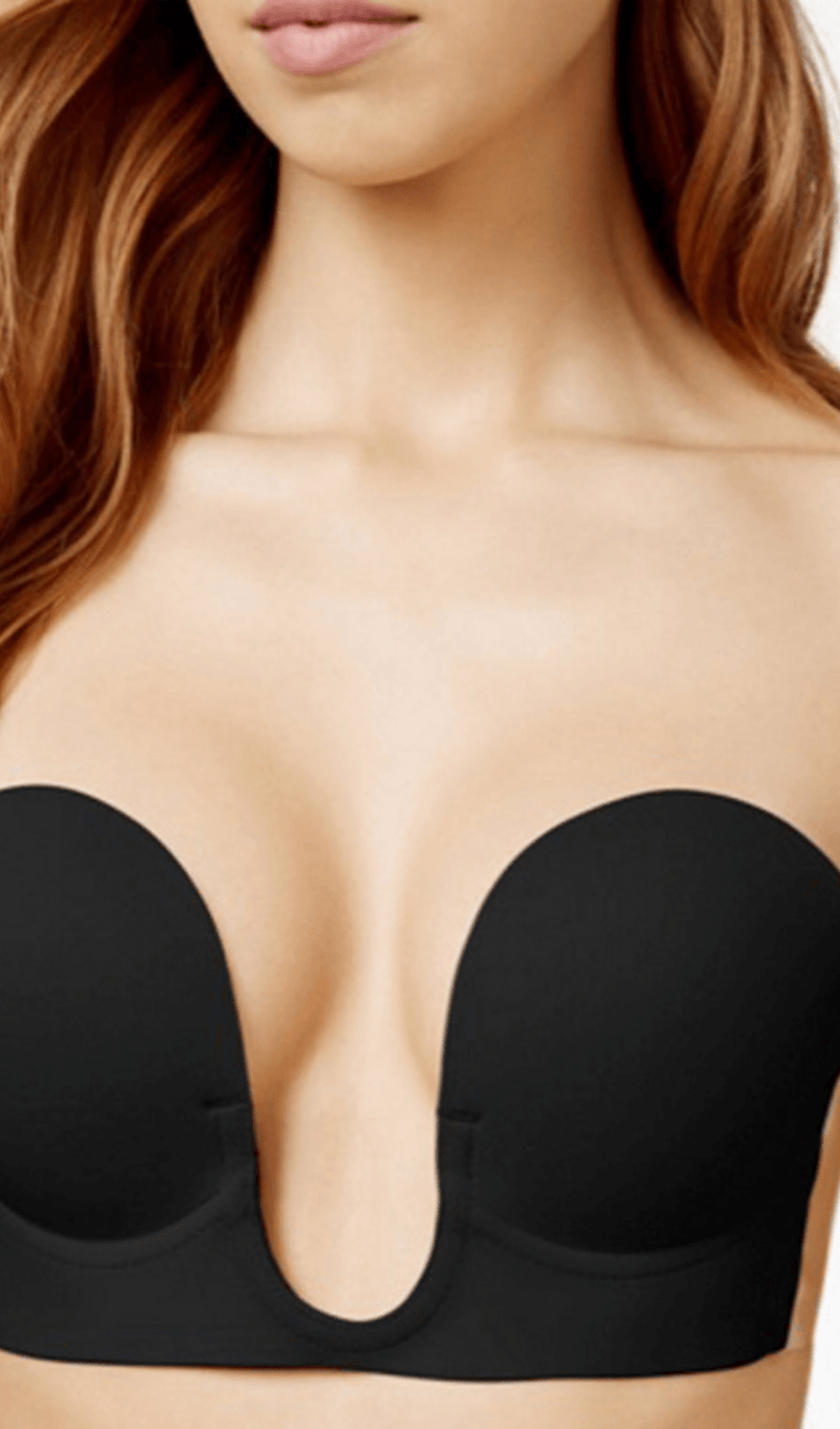 U-shaped invisible bra