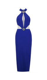 TIGHT MIDI DRESS IN BLUE Dresses styleofcb 